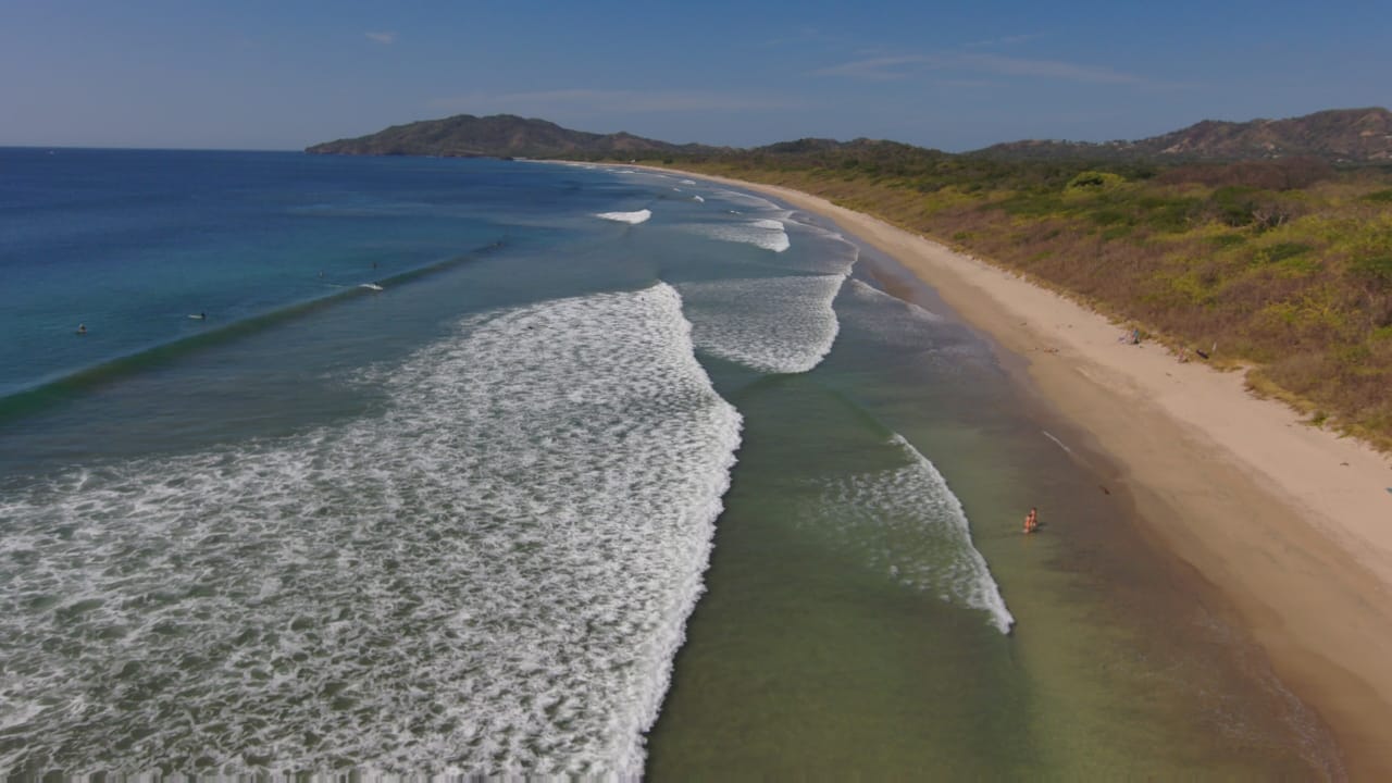 Aerial view beach